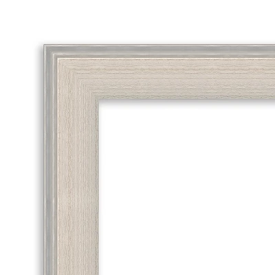 Amanti Art Cottage Wood Wall Mirror - White & Silver 33" x 27" 4 Amanti Art Cottage Wood Wall Mirror - White & Silver 33" x 27" - Image 2
