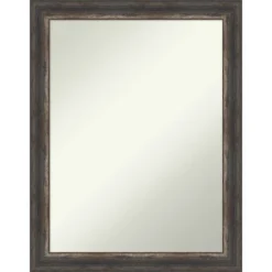 Amanti Art Bark Rustic Char Narrow Non-Beveled Bathroom Wall Mirror -Amanti Art Shop GUEST 2fea7e65 5385 4557 a341 9cc4e5b29994
