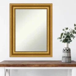 24" X 30" Non-Beveled Parlor Gold Wall Mirror - Amanti Art -Amanti Art Shop GUEST 3039d563 204d 44a4 9718 e6e0afafc8a0