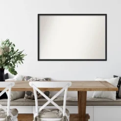 Amanti Art 37" x 25" Non-Beveled Lucie Black Wood Wall Mirror 14 Amanti Art 37" x 25" Non-Beveled Lucie Black Wood Wall Mirror -Amanti Art Shop GUEST 304ceb25 bc10 414c 80ac 6a05a0746548