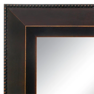 Amanti Art Signore Bronze 24" x 24" Beveled Wood Framed Wall Mirror 5 Amanti Art Signore Bronze 24" x 24" Beveled Wood Framed Wall Mirror - Image 3