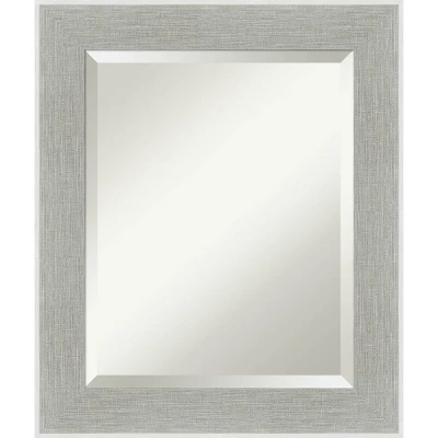 Amanti Art Glam Framed Bathroom Vanity Wall Mirror - Linen Gray 12 Amanti Art Glam Framed Bathroom Vanity Wall Mirror - Linen Gray - Image 10
