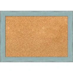 Amanti Art Sky Blue Rustic Wood Framed Corkboard - Natural Cork -Amanti Art Shop GUEST 3228d130 8f6f 4af6 9f79 6235617e7e90