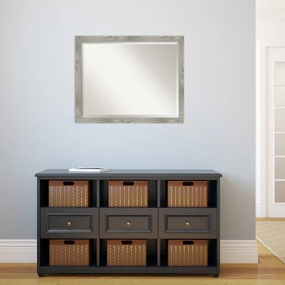 Amanti Art Dove Graywash Square Framed Wall Mirror - 30" x 24" 5 Amanti Art Dove Graywash Square Framed Wall Mirror - 30" x 24" - Image 3