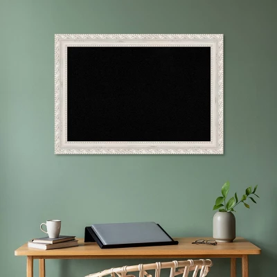 Amanti Art Opera 42x30 Custom Wood Framed Black Cork Bulletin Board - Off-White 9 Amanti Art Opera 42x30 Custom Wood Framed Black Cork Bulletin Board - Off-White - Image 7