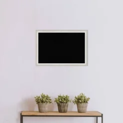 Amanti Art 26" x 18" Two Tone Silver Wood Framed Cork Bulletin Board -Amanti Art Shop GUEST 334bf72d 0551 486f afb2 2075d9a8a153