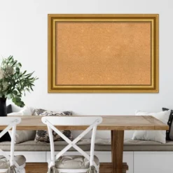 Amanti Art Parlor Gold Framed Corkboard, Ornate Natural Cork Bulletin Board -Amanti Art Shop GUEST 33d9c0d1 dec5 43a7 8255 c53f760482fd