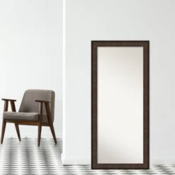 Amanti Art Ridge Bronze 30" x 66" Full Length Floor Leaner Mirror 17 Amanti Art Ridge Bronze 30" x 66" Full Length Floor Leaner Mirror -Amanti Art Shop GUEST 340f68ca 3720 447d be97 d8242907d106