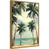 Amanti Art Palm Sky 3 by Design Fabrikken Framed Canvas Wall Art - 16" x 23" -Amanti Art Shop GUEST 35157014 9498 49a9 849e cb27f92cbfdd
