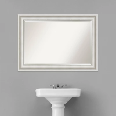 Amanti Art Parlor White Framed Bathroom Vanity Wall Mirror 8 Amanti Art Parlor White Framed Bathroom Vanity Wall Mirror - Image 6