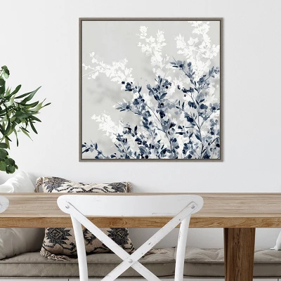 Amanti Art Blue Spring I by Isabelle Z Framed Canvas Wall Art - 22" x 22" Gray Wash 6 Amanti Art Blue Spring I by Isabelle Z Framed Canvas Wall Art - 22" x 22" Gray Wash - Image 4