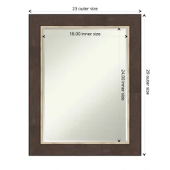 Amanti Art Lined Bronze Petite Bevel Bathroom Wall Mirror, 29 x 23 In. 10 Amanti Art Lined Bronze Petite Bevel Bathroom Wall Mirror, 29 x 23 In. -Amanti Art Shop GUEST 359a400e 4d7f 4c72 9190 0072aae340ab