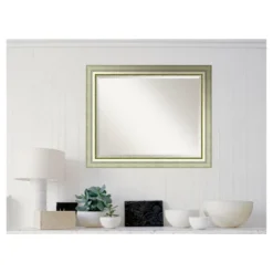 Amanti Art Vegas Silver Framed Wall Mirror -Amanti Art Shop GUEST 37731488 81fa 4134 a12c c0b816dae5df