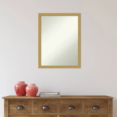 Amanti Art Grace Narrow Brushed Gold Bathroom Wall Mirror - 20" x 26" 10 Amanti Art Grace Narrow Brushed Gold Bathroom Wall Mirror - 20" x 26" - Image 8