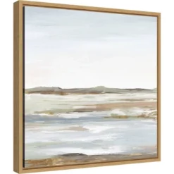 Amanti Art Vastness I by Eva Watts: 16" x 16" Framed Wall Canvas