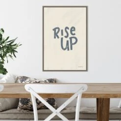 Amanti Art Rise Up II Neutral by Becky Thorns Framed Canvas Wall Art - 16" x 23" -Amanti Art Shop GUEST 39702aeb ffb6 4bd9 8424 bc3efddc9803