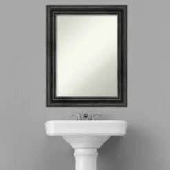 Amanti Art Rustic Pine Black Non-Beveled Wood Bathroom Wall Mirror 20 Amanti Art Rustic Pine Black Non-Beveled Wood Bathroom Wall Mirror -Amanti Art Shop GUEST 397e8208 de33 4966 b8e3 dfce35e2fd6d