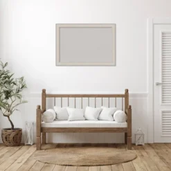 Amanti Art 40x28 Gray Cork Bulletin Board with Cottage White & Silver Wood Frame -Amanti Art Shop GUEST 3a3283ed 91b0 4ceb b08b 7870487ea924