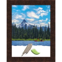 Amanti Art William Mottled Bronze Narrow Handcrafted Picture Frame -Amanti Art Shop GUEST 3a4f360d 3f79 42cd 8eaa 6e584ea2c578