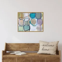 Amanti Art Paper Abstract 3 by Taitz Duffy - 24" x 18" Framed Canvas Wall Art -Amanti Art Shop GUEST 3a9661d9 1055 45bc a241 dab013f059ac