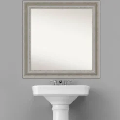 Amanti Art 32" x 32" Parlor Silver Ornate Bathroom Wall Mirror 16 Amanti Art 32" x 32" Parlor Silver Ornate Bathroom Wall Mirror -Amanti Art Shop GUEST 3ac3c4d8 af27 46b8 a658 31f07109615e