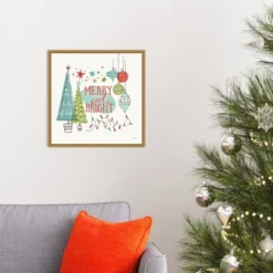 16" X 16" Merry And Bright Christmas Tree Square By Janelle Penner Framed Canvas Wall Art - Amanti Art 10 16" X 16" Merry And Bright Christmas Tree Square By Janelle Penner Framed Canvas Wall Art - Amanti Art -Amanti Art Shop GUEST 3b553ffd 9fab 4a49 a34a 8561343bc009