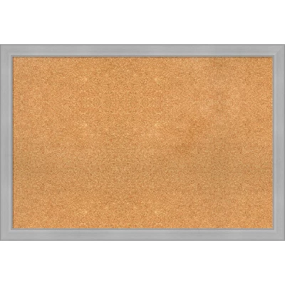 Amanti Art Vista Brushed Nickel Narrow Framed Natural Corkboard 10 Amanti Art Vista Brushed Nickel Narrow Framed Natural Corkboard - Image 8