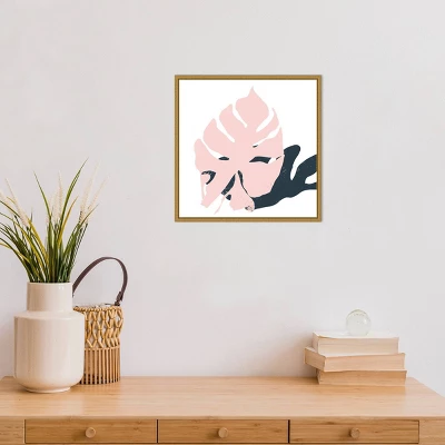 Amanti Art "Protector" by Niya Christine - 16" x 16" Pink Framed Canvas Wall Art 5 Amanti Art "Protector" by Niya Christine - 16" x 16" Pink Framed Canvas Wall Art - Image 3