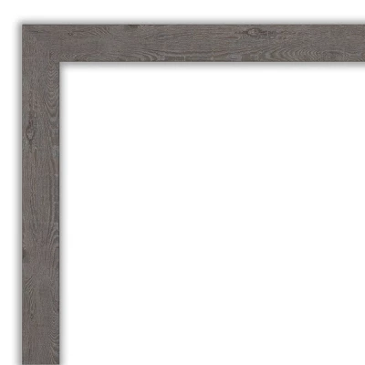 Amanti Art 42" x 31" Rustic Plank Gray Narrow Bathroom Wall Mirror 4 Amanti Art 42" x 31" Rustic Plank Gray Narrow Bathroom Wall Mirror - Image 2