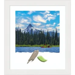 Amanti Art Vanity White Narrow Picture Frame (11x14) -Amanti Art Shop GUEST 3d031e31 b2b6 4348 953a 1879721c5e6d