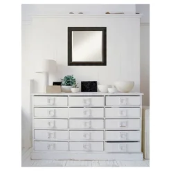 Amanti Art Signore Bronze 24" x 24" Beveled Wood Framed Wall Mirror 14 Amanti Art Signore Bronze 24" x 24" Beveled Wood Framed Wall Mirror -Amanti Art Shop GUEST 3d2c455e c65a 4eee b7f0 2033c62ae4a9