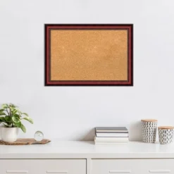Amanti Art Rubino Cherry Scoop Wood Framed Corkboard, Natural Cork 15 Amanti Art Rubino Cherry Scoop Wood Framed Corkboard, Natural Cork -Amanti Art Shop GUEST 3d34f40d 84df 480e a8bd 80ad5474ea5e