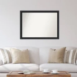 Amanti Art Nero Black Wood Wall Mirror - 42" x 31" Modern Rectangular -Amanti Art Shop GUEST 3d79d337 66bb 4e8b 9cab 6b6883359a16