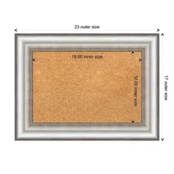 Amanti Art Salon Silver Framed Natural Corkboard -Amanti Art Shop GUEST 3e31a740 7b28 4f0d 9872 f0edd08a3cb0