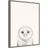 Amanti Art Animal Mug III Owl by Victoria Borges - 18x24 Framed Canvas Wall Art -Amanti Art Shop GUEST 3ebf6f5c 0ef9 46da 9909 2267e7c1091c