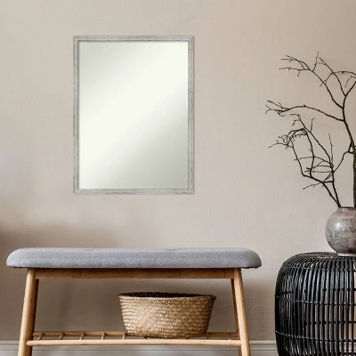 Amanti Art Shiplap White Narrow Wood Wall Mirror - 19" x 25" 9 Amanti Art Shiplap White Narrow Wood Wall Mirror - 19" x 25" - Image 7