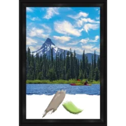 Amanti Art Grand Black Narrow 11x14 Picture Frame, Satin Black Finish -Amanti Art Shop GUEST 3f060322 eac2 4e3d 834e 1b9cbd537fad