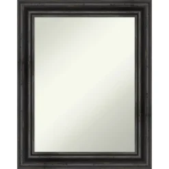 Amanti Art Rustic Pine Black Non-Beveled Wood Bathroom Wall Mirror 25 Amanti Art Rustic Pine Black Non-Beveled Wood Bathroom Wall Mirror -Amanti Art Shop GUEST 3f797195 adad 431b bf30 00c90f756a1a