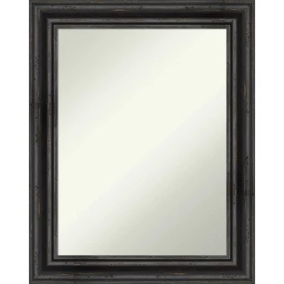 Amanti Art Rustic Pine Black Non-Beveled Wood Bathroom Wall Mirror 12 Amanti Art Rustic Pine Black Non-Beveled Wood Bathroom Wall Mirror - Image 10