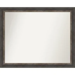 Amanti Art Bark Rustic Char Narrow Non-Beveled Bathroom Wall Mirror -Amanti Art Shop GUEST 3f8852bc bca1 498a 8b28 22528438a5b6