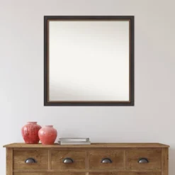 Amanti Art Ashton Black Wood Wall Mirror - 29" x 29" Non-Beveled Square Frame 15 Amanti Art Ashton Black Wood Wall Mirror - 29" x 29" Non-Beveled Square Frame -Amanti Art Shop GUEST 40870d80 ba9b 4d95 894b 0ba9d2025a94