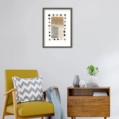 Amanti Art Neutral Collage II by Laura Horn - 19" x 25" Wood Framed Wall Art Print 5 Amanti Art Neutral Collage II by Laura Horn - 19" x 25" Wood Framed Wall Art Print - Image 3