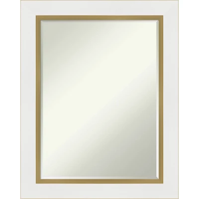 Amanti Art Eva Petite Bevel Bathroom Wall Mirror - Black and Silver 12 Amanti Art Eva Petite Bevel Bathroom Wall Mirror - Black and Silver - Image 10