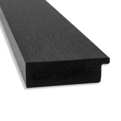 34" X 28" Non-Beveled Bathroom Wall Mirror Espresso Brown - Amanti Art