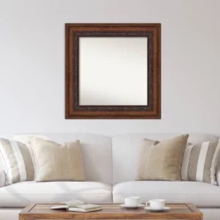 Amanti Art 36" x 36" Decorative Bronze Wall Mirror - Custom Framed Square Mirror -Amanti Art Shop GUEST 42942fde e3b1 48b1 b4c9 1f8e8f958a42