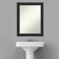 Amanti Art Shipwreck Black Narrow Non-Beveled Bathroom Wall Mirror - 22" x 28" 17 Amanti Art Shipwreck Black Narrow Non-Beveled Bathroom Wall Mirror - 22" x 28" -Amanti Art Shop GUEST 42cae6f3 c9fb 48f4 935c 1e5f05b56266