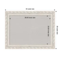 Amanti Art Opera Wood Framed Gray Cork Board, Off-White, 34" x 26" -Amanti Art Shop GUEST 43477277 9a61 4eee 950d 653bf48348e2