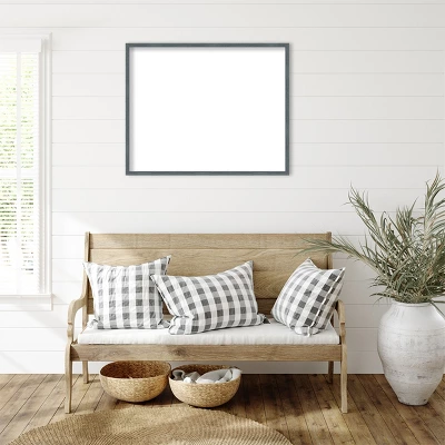 Amanti Art Dixie Blue Grey Rustic Narrow Framed Magnetic Dry Erase Board 10 Amanti Art Dixie Blue Grey Rustic Narrow Framed Magnetic Dry Erase Board - Image 8