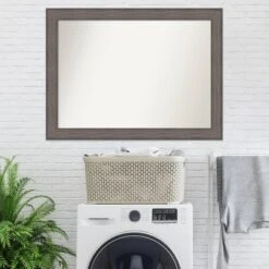 Amanti Art Country Barn Wood Wall Mirror - 43" x 32" Non-Beveled Rustic Brown 17 Amanti Art Country Barn Wood Wall Mirror - 43" x 32" Non-Beveled Rustic Brown -Amanti Art Shop GUEST 43a03bca 6ff6 4e22 b749 3d3ad55c7d22