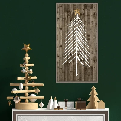 Amanti Art Wooded Whimsy I (Tree) by Grace Popp Framed Canvas Wall Art 5 Amanti Art Wooded Whimsy I (Tree) by Grace Popp Framed Canvas Wall Art - Image 3